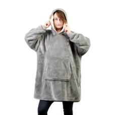 Толстовка-плед з капюшоном huggle hoodie сірий 199732