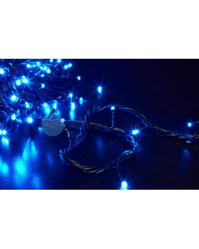 Гірлянда RD-7064 200LED ВУЛИЦЯ Провід-Чорний, Колір ламп-Синій 199750
