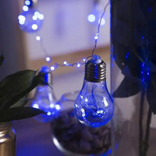Новорічна гірлянда Лампа Едісона колір ламп синій 2,5 м RD-9009 75LED 200373