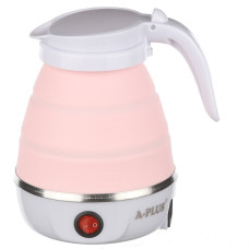 Складний силіконовий електрочайник SILICON KETTLE 0,6 мл Рожевий 200851