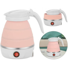 Складний силіконовий електрочайник SILICON KETTLE 0,6 мл Рожевий 200851