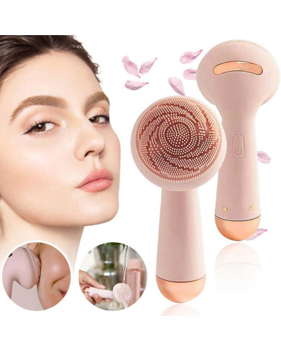 Силіконова щітка масажер для очищення обличчя Finishing Touch Flawless Cleanse EL-2337 201116