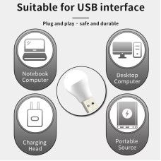 USB-Лампа XO Y1 5V 1.5W лампа к павербанку, фонарик, белый 201201