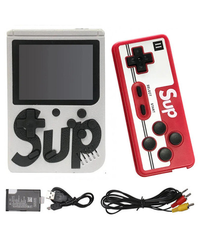 Портативна ігрова приставка SUP 400 ігор Game BOX з джойстиком Біла 201865