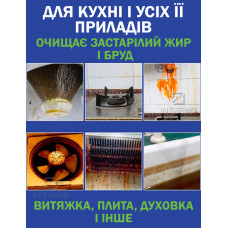 Піна Універсальна для очищення кухні Чистячий засіб для ванни туалету меблів взуття автомобіля від жиру і бруду з щіткою 650 мл Зелена 201979