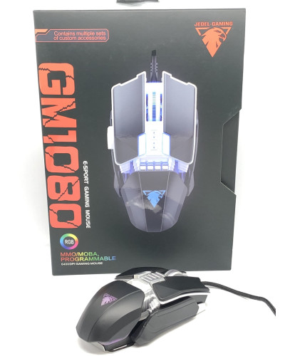 Миша USB JEDEL GM1080 геймінгова з підсвічуванням модульна 202058