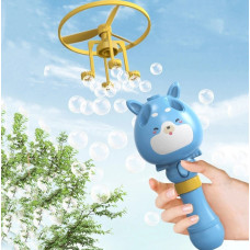Дитяча іграшка генератор мильних бульбашок Bubble Toy + літаючий пропелер 203185