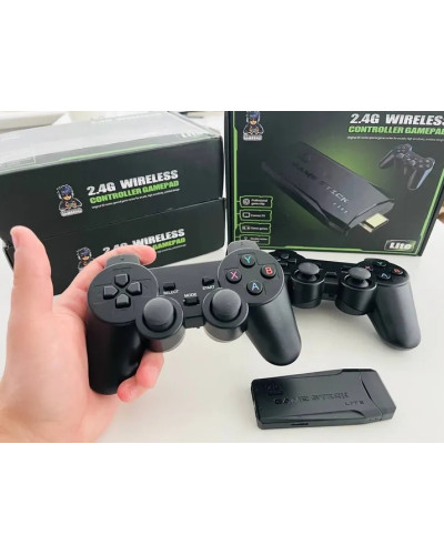 Ігрова приставка бездротова LITE GREEN HDMI 3535 ігр Dendy, Sega, Аркадні ігри, Game Boy, Nintendo, Atari, PlayStation 1 205645