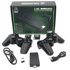 Ігрова приставка бездротова LITE GREEN HDMI 3535 ігр Dendy, Sega, Аркадні ігри, Game Boy, Nintendo, Atari, PlayStation 1 205645