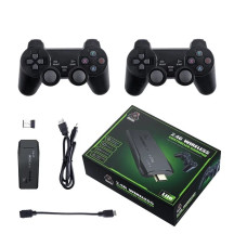Ігрова приставка бездротова LITE GREEN HDMI 3535 ігр Dendy, Sega, Аркадні ігри, Game Boy, Nintendo, Atari, PlayStation 1 205645