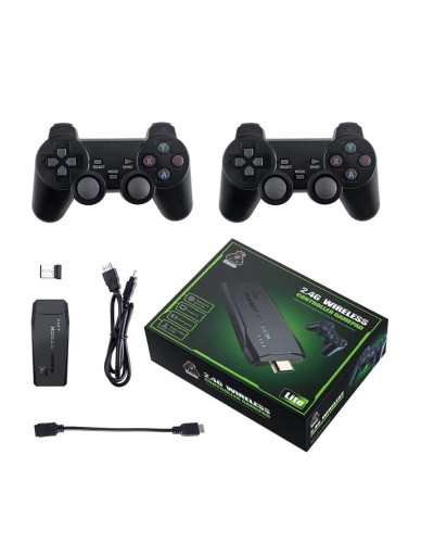 Ігрова приставка бездротова LITE GREEN HDMI 3535 ігр Dendy, Sega, Аркадні ігри, Game Boy, Nintendo, Atari, PlayStation 1 205645
