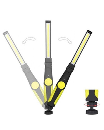 Ліхтар для кемпінгу BL-W55-COB, ЗУ micro USB, вбудований акумулятор, обертання 180º + 180º, магніт 205714