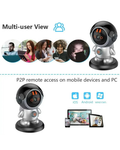 Вулична IP-камера CAMERA CAD N3 WIFI IP 360/90 2.0 Мп / Поворотна камера відеоспостереження з віддаленим доступом 205760