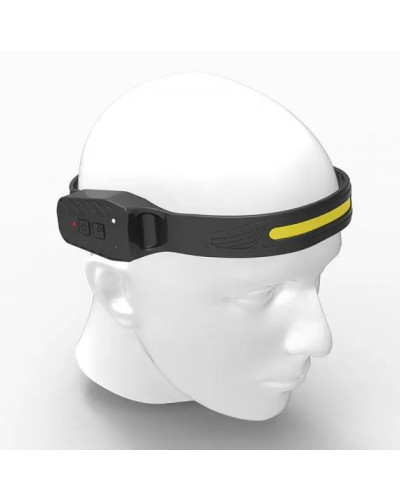 Налобний акумуляторний ліхтар з датчиком руху Bailong BL-G28 XPE LED COB 205842
