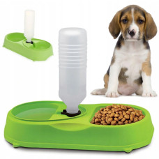 Миска для собак/котів з поїлкою пластикова pet feeder 206940