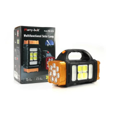 Акумуляторний LED ліхтар Hurry Bolt HB-1678 аварійний світильник з сонячною панеллю та Power Bank 207072