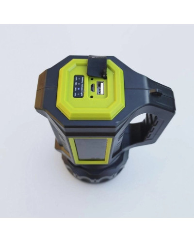 Ліхтар HEL-T95 з сонячною панеллю + Powerbank + microUSB 207077