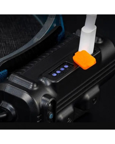 Ліхтарик на голову BL-W690-2-SMD (білий + червоний), датчик руху, літій-іонний 207097