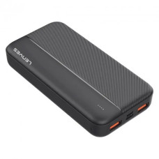 Повербанк Power Bank LENYES 20000mAh-263 (Реальная ёмкость) 2хUSB, MicroUSB, Type-C Черный LVR 207138