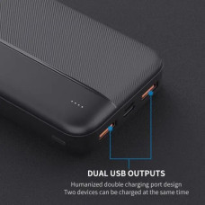 Повербанк Power Bank LENYES 20000mAh-263 (Реальная ёмкость) 2хUSB, MicroUSB, Type-C Черный LVR 207138