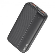 Повербанк Power Bank LENYES 20000mAh-263 (Реальная ёмкость) 2хUSB, MicroUSB, Type-C Черный LVR 207138