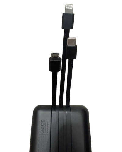 Повербанк LENYES PX368 30000mAh 20W Чорний 207139