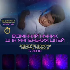 Лазерний Проектор Нічник Астронавт Космонавт Зіркового Неба LED Проекція Космічні Галактики Для Дітей і Дорослих на Пульті Управління 207145