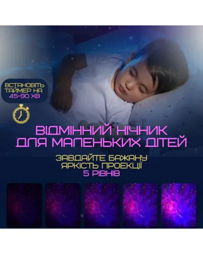 Лазерний Проектор Нічник Астронавт Космонавт Зіркового Неба LED Проекція Космічні Галактики Для Дітей і Дорослих на Пульті Управління 207145