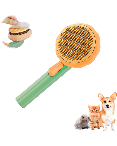 Щітка для вичісування шерсті Pet Brush pumpkin 207158