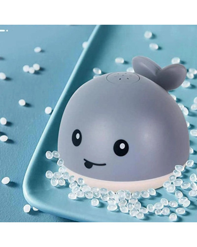 Іграшка для ванної Qinye Toys Кит спрей світиться з фонтаном 207184