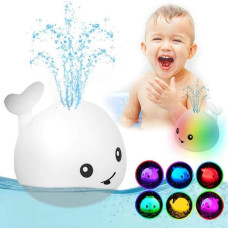 Іграшка для ванної Qinye Toys Кит спрей світиться з фонтаном   207184