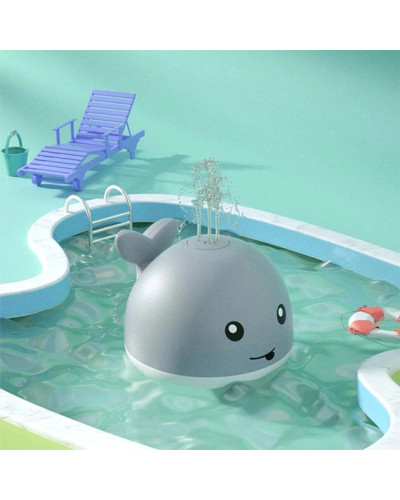 Іграшка для ванної Qinye Toys Кит спрей світиться з фонтаном 207184