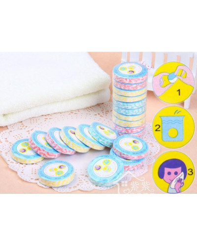 Рушник пресований Magic Towel 30 х 40 см (набір 10 шт), таблетка міні 207217