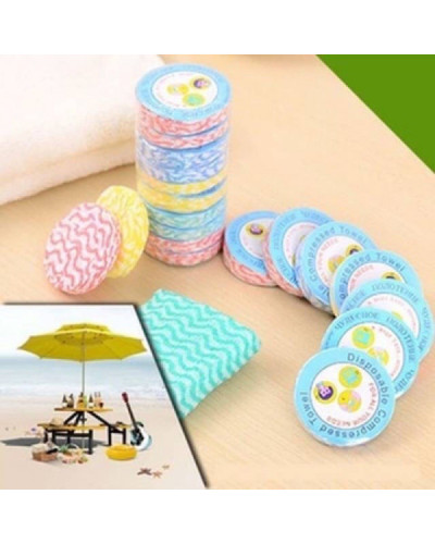Рушник пресований Magic Towel 30 х 40 см (набір 10 шт), таблетка міні 207217