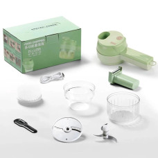 Ручний подрібнювач для овочів 4в1 Food Chopper Овочерізка електрична 207329