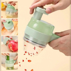 Ручний подрібнювач для овочів 4в1 Food Chopper Овочерізка електрична 207329