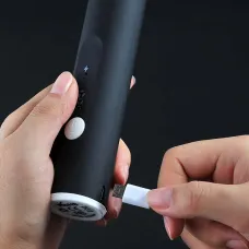 Капучинатор-міксер з USB зарядкою, Чорний / Бездротовий віник для яєць / Кухонний міні міксер вспінювач для молока 207350