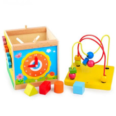 Деревянная игрушка Kabi бокс для изучения геометрических фигурок 207384