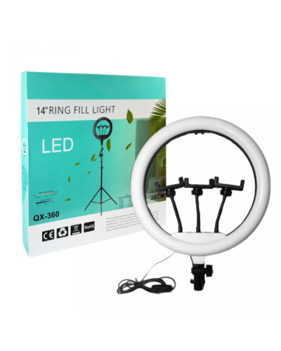 Світлодіодна кільцева лампа RING FILL Light QX-360 36 см 207385