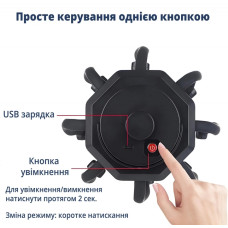 Масажер для голови на акумуляторі 3 режими роботи 207391