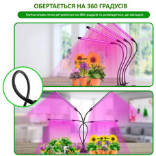 Фітолампа світильник для вирощування рослин FITOLAMP, 4 LED 207392