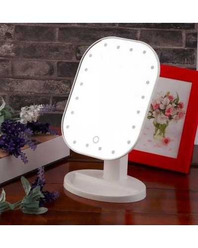 Дзеркало з LED підсвіткою овальне 20LED 207411