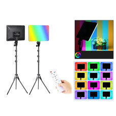 Світлодіодна панель для фотостудії Camera light PM-26 RGBW (без штатива) 207485