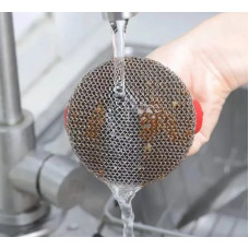 Щітка-металевий скребок з ручкою для миття посуду CLEANING BRUSH 207494