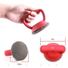 Щітка-металевий скребок з ручкою для миття посуду CLEANING BRUSH 207494