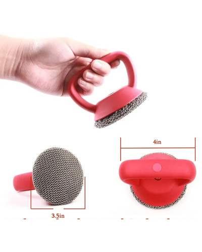 Щітка-металевий скребок з ручкою для миття посуду CLEANING BRUSH 207494