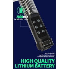 Лампа - світлодіодна RGB LED RL-30SL 30см (лампа - палиця, 2000mAh, до 20 годин роботи, 49 режимів, для відеозйомки, жезл, з магнітами) - Чорний 207516