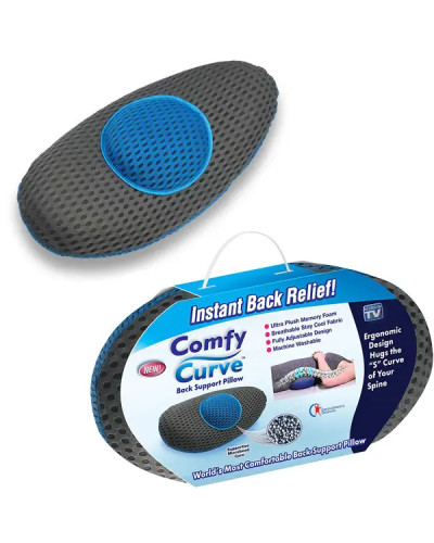 Ортопедична подушка під спину Back Support Pillow для поясниці з ефектом пам'яті 207541