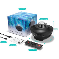 Галактика Звездний проектор нічник дитячий Bluetooth 207552