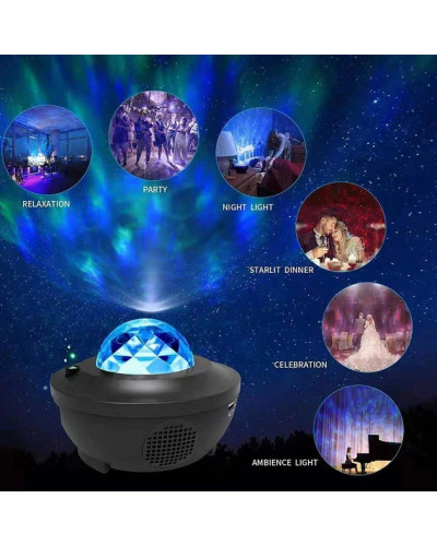 Галактика Звездний проектор нічник дитячий Bluetooth 207552